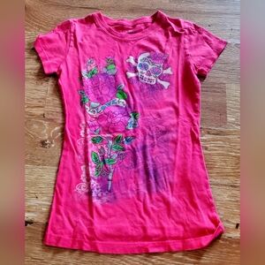 Pink Graphic Kids T-Shirt